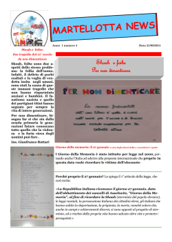 MARTELLOTTA NEWS - Istituto Comprensivo Martellotta