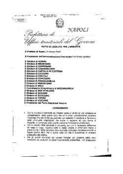 Patto di Legalità - Comune di Marigliano