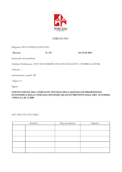 Nomina Comitato tecnico