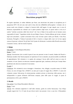 Progetti MTV