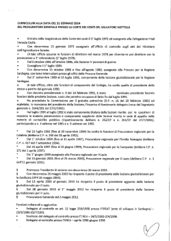 CV (PDF,98 Kb) - Corte dei conti