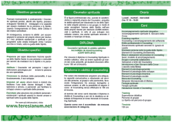 Diploma di Counseling Spirituale