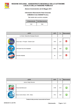Download Report - Elezioni Regione Sicilia
