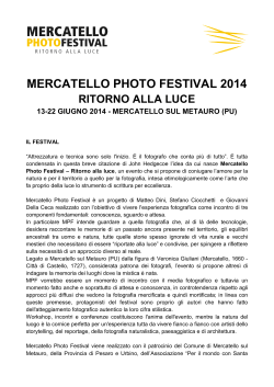 MERCATELLO PHOTO FESTIVAL 2014
