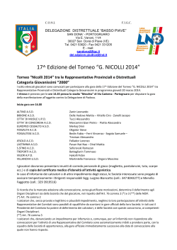 convocazione rapperesentative nicolli 2014