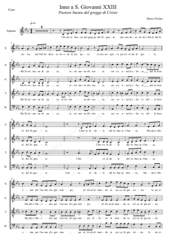 Inno S. Giovanni XXIII (coro).mus - Sito Ufficiale di Marco Frisina
