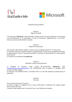 Digitalizzazione e enti locali