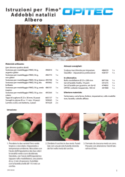 Istruzioni per Fimo&reg; Addobbi natalizi Albero