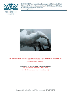 ID-Evento 91269 Edizione 1 Responsabile scientifico Prof. Aldo
