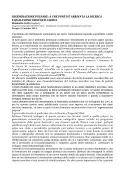 rigenerazione pulpare - Accademia Italiana Endodonzia