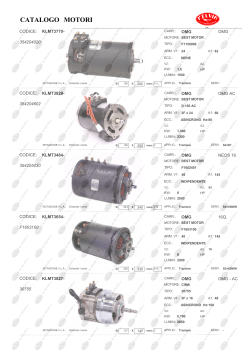 Catalogo motori x motore