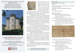 programma -1a parte - Società per gli Studi Storici Archeologici e