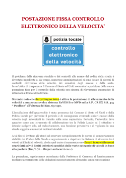 informativa - Comune di Sesto ed Uniti