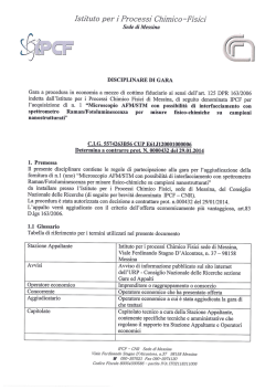 Disciplinare di Gara