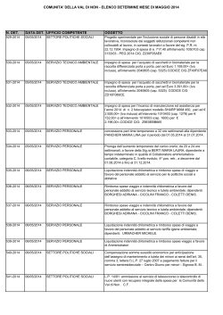 Download "Testo del documento di Maggio 2014"