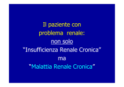 Malattia Renale Cronica
