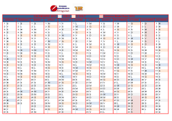 Calendario GMS
