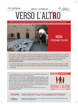 Edizione SETTEMBRE 2014