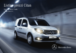 Download listino prezzi Citan valido dal 02.06.2014 (PDF)