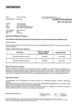 SIEMENS - Ministero della Salute