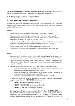 Guida per analizzare e comporre i testi