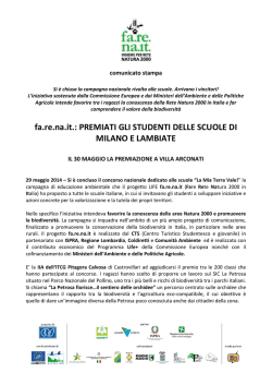 premiati gli studenti delle scuole di Milano e