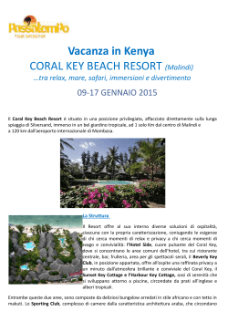 Vacanza in Kenya CORAL KEY BEACH RESORT (Malindi)