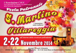 Volantino_2014 - Comune di Villareggia