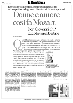 Don Giovanni chi? Ecco Tevere libertine