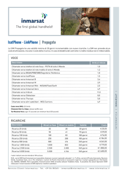 Inmarsat IsatPhone LinkPhone - Prepagato