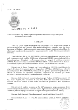 DOCUMENTO - Gazzetta Amministrativa
