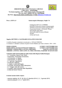 DIREZIONE DIDATTICA STATALE 2° CIRCOLO Codice M.P.I.