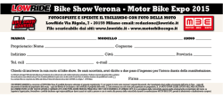 Iscriviti al BikeShow: scarica il tagliando