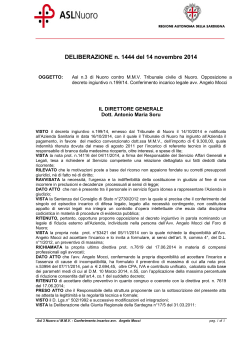 Deliberazione n. 1444 del 14 novembre 2014 [file]