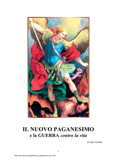 IL NUOVO PAGANESIMO - Madonna di Fatima