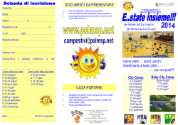 City Camp - Polisportiva Monte San Pietro