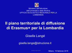 Diapositiva 1 - Ufficio scolastico regionale per la Lombardia