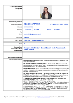 DOTT.SSA STEFANIA MIODINI - Gazzetta Amministrativa