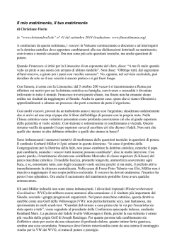 Il mio matrimonio, il tuo matrimonio