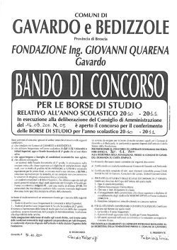 AVARDO e BEDIZZOLE - Comune di Gavardo