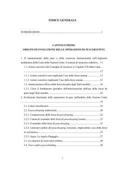 INDICE GENERALE