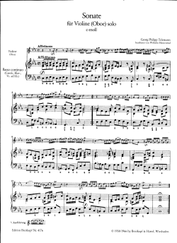 Page 1 Sonate für Violine (Gboe) solo c