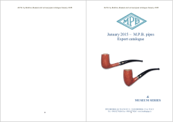 September 2014 – M.P.B. Export catalogue