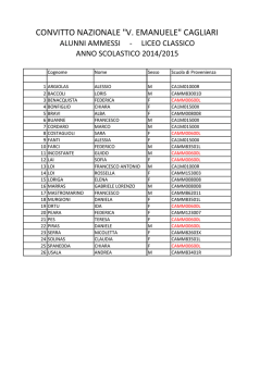 Iscrizioni Liceo Classico 2014-2015
