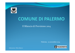 Il Bilancio di Previsione 2014