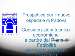 Intervento del Direttore Generale dell