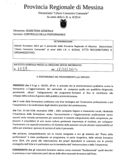Leggi tutto - Provincia Regionale di Messina