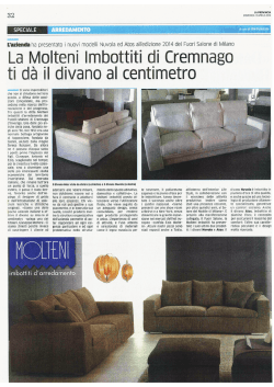 leggi tutto - Molteni imbottiti