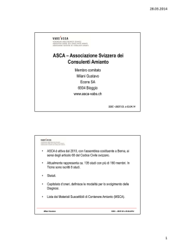 Presentazione ASCA