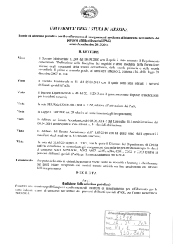 dipartimento di civilta antiche e moderne